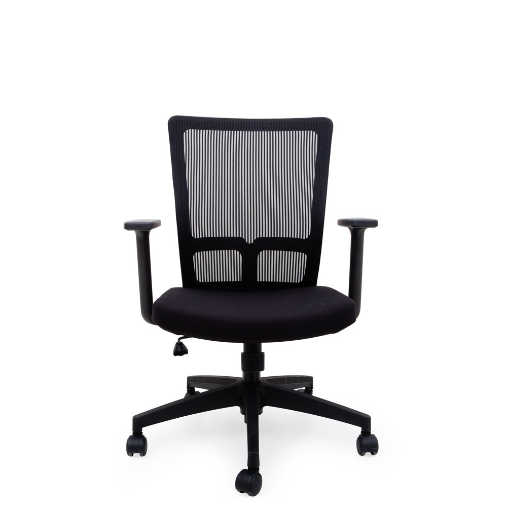 五輪升降黑網(wǎng)面旋轉(zhuǎn)辦公會(huì)議座椅